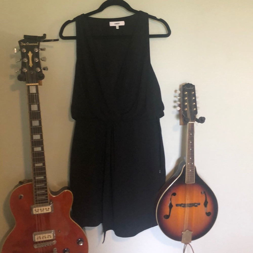 Likely black mini dress